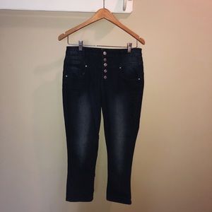 Delias Crop Jeans High wasted